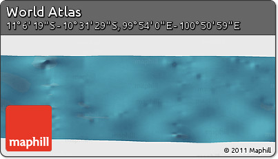 Satellite Panoramic Map of the Area around 10° 48' 54" S, 100° 22' 30" E