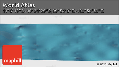 Satellite Panoramic Map of the Area around 10° 48' 54" S, 100° 22' 30" E