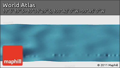 Satellite Panoramic Map of the Area around 10° 48' 54" S, 100° 13' 29" W
