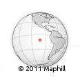 Outline Map of the Area around 10° 48' 54" S, 101° 55' 30" W, rectangular outline