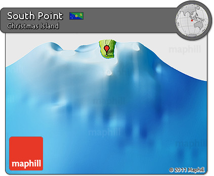 Physical 3D Map of South Point