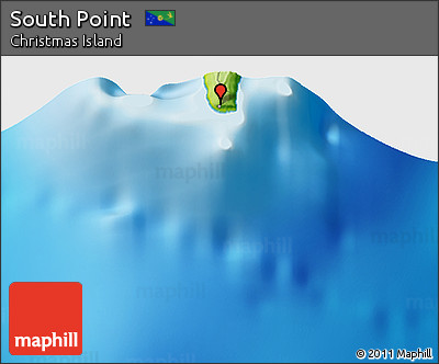 Physical 3D Map of South Point