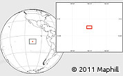 Blank Location Map of the area around 10° 48' 54" S, 106° 10' 30" W