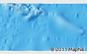 Physical 3D Map of the area around 10° 48' 54" S, 109° 34' 29" W