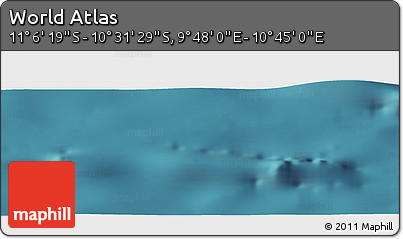Satellite Panoramic Map of the Area around 10° 48' 54" S, 10° 16' 30" E