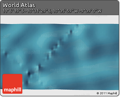 Satellite 3D Map of the Area around 10° 48' 54" S, 10° 7' 30" W