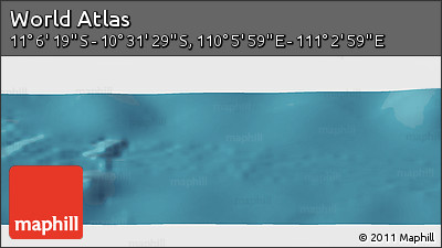 Satellite Panoramic Map of the Area around 10° 48' 54" S, 110° 34' 29" E