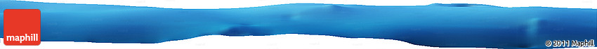 Shaded Relief Horizon Map of the Area around 10° 48' 54" S, 118° 13' 29" E