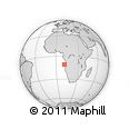 Outline Map of the Area around 10° 48' 54" S, 11° 7' 30" E, rectangular outline