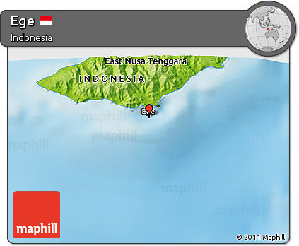 Physical 3D Map of Ege