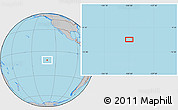 Gray Location Map of the area around 10° 48' 54" S, 130° 49' 29" W