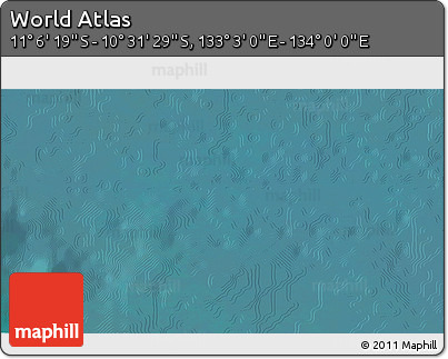 Satellite 3D Map of the Area around 10° 48' 54" S, 133° 31' 30" E