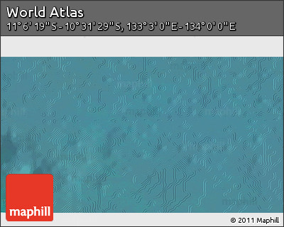 Satellite 3D Map of the Area around 10° 48' 54" S, 133° 31' 30" E