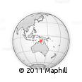 Outline Map of the Area around 10° 48' 54" S, 136° 4' 29" E, rectangular outline