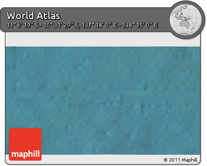 Satellite 3D Map of the Area around 10° 48' 54" S, 137° 46' 30" E