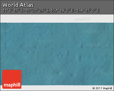 Satellite 3D Map of the Area around 10° 48' 54" S, 137° 46' 30" E