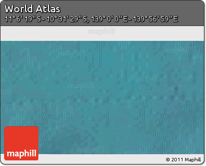Satellite 3D Map of the Area around 10° 48' 54" S, 139° 28' 29" E