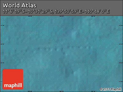 Satellite Map of the Area around 10° 48' 54" S, 140° 19' 29" E