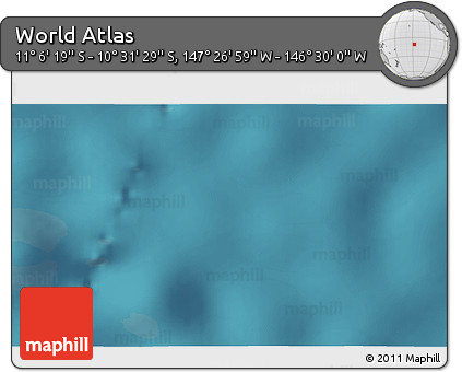 Satellite 3D Map of the Area around 10° 48' 54" S, 146° 58' 29" W