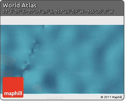 Satellite 3D Map of the Area around 10° 48' 54" S, 146° 58' 29" W