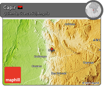 Physical 3D Map of Capir