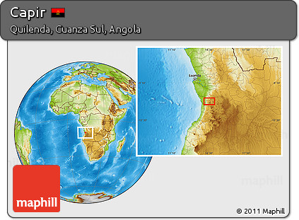 Physical Location Map of Capir