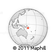 Outline Map of the Area around 10° 48' 54" S, 154° 46' 30" E, rectangular outline