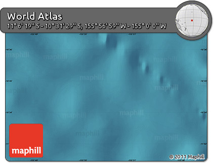 Satellite Map of the Area around 10° 48' 54" S, 155° 28' 29" W