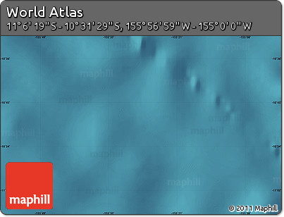 Satellite Map of the Area around 10° 48' 54" S, 155° 28' 29" W