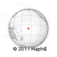 Outline Map of the Area around 10° 48' 54" S, 158° 52' 30" W, rectangular outline