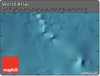 Satellite Map of the Area around 10° 48' 54" S, 159° 1' 30" E