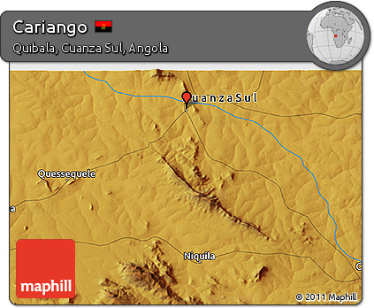 Physical 3D Map of Cariango