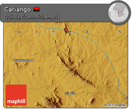 Physical Map of Cariango