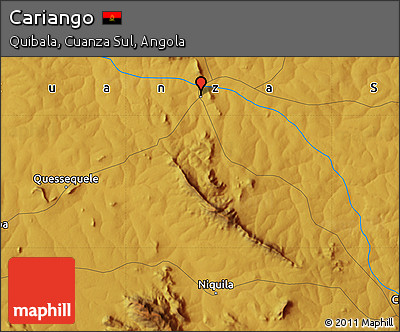 Physical Map of Cariango
