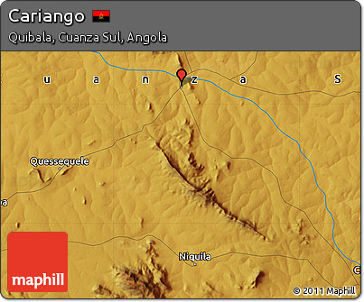 Physical Map of Cariango