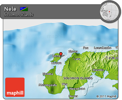 Physical 3D Map of Nele