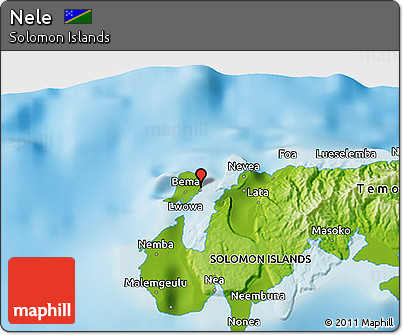 Physical 3D Map of Nele