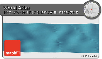 Satellite Panoramic Map of the Area around 10° 48' 54" S, 173° 28' 29" E