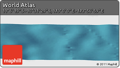 Satellite Panoramic Map of the Area around 10° 48' 54" S, 173° 28' 29" E