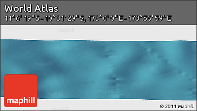Satellite Panoramic Map of the Area around 10° 48' 54" S, 173° 28' 29" E