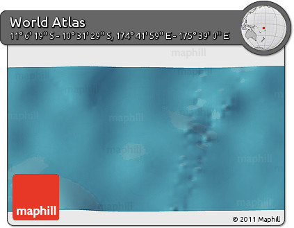 Satellite 3D Map of the Area around 10° 48' 54" S, 175° 10' 30" E