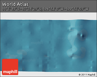 Satellite 3D Map of the Area around 10° 48' 54" S, 178° 25' 30" W