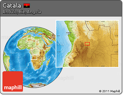 Physical Location Map of Catala