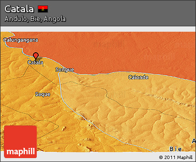 Political Panoramic Map of Catala