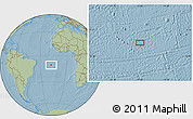 Savanna Style Location Map of the area around 10° 48' 54" S, 17° 46' 29" W, hill shading