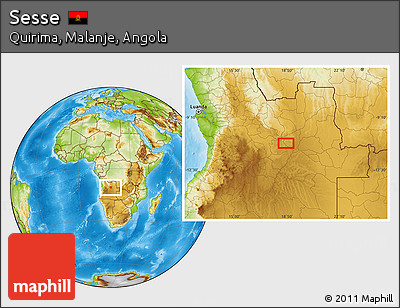 Physical Location Map of Sesse