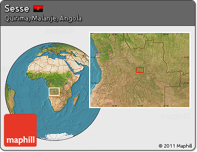 Satellite Location Map of Sesse
