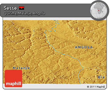 Physical Panoramic Map of Sesse