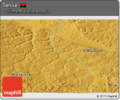 Physical Panoramic Map of Sesse