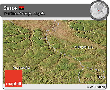 Satellite Panoramic Map of Sesse